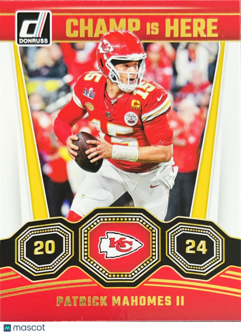 2024 Panini Donruss Champ Is Here Patrick Mahomes II #1