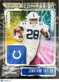 2021 Panini Playbook Zoning Commission Jonathan Taylor #ZC-JTA