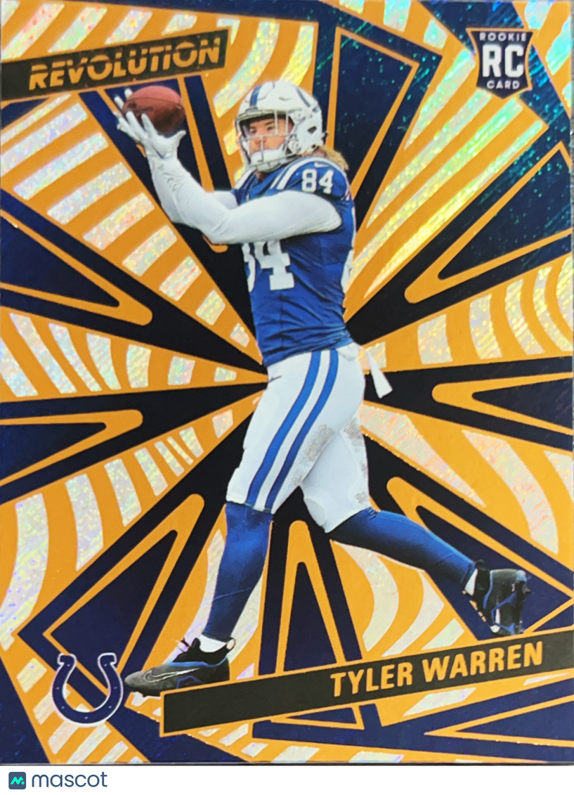 2025 Panini Revolution Football Tyler Warren #247 Sunburst RC