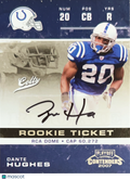 2007 Playoff Contenders Rookie Ticket Dante Hughes #135