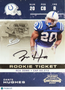 2007 Playoff Contenders Rookie Ticket Dante Hughes #135