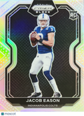 2021 Panini Chronicles Prizm Black Jacob Eason #PB-25 Silver RC