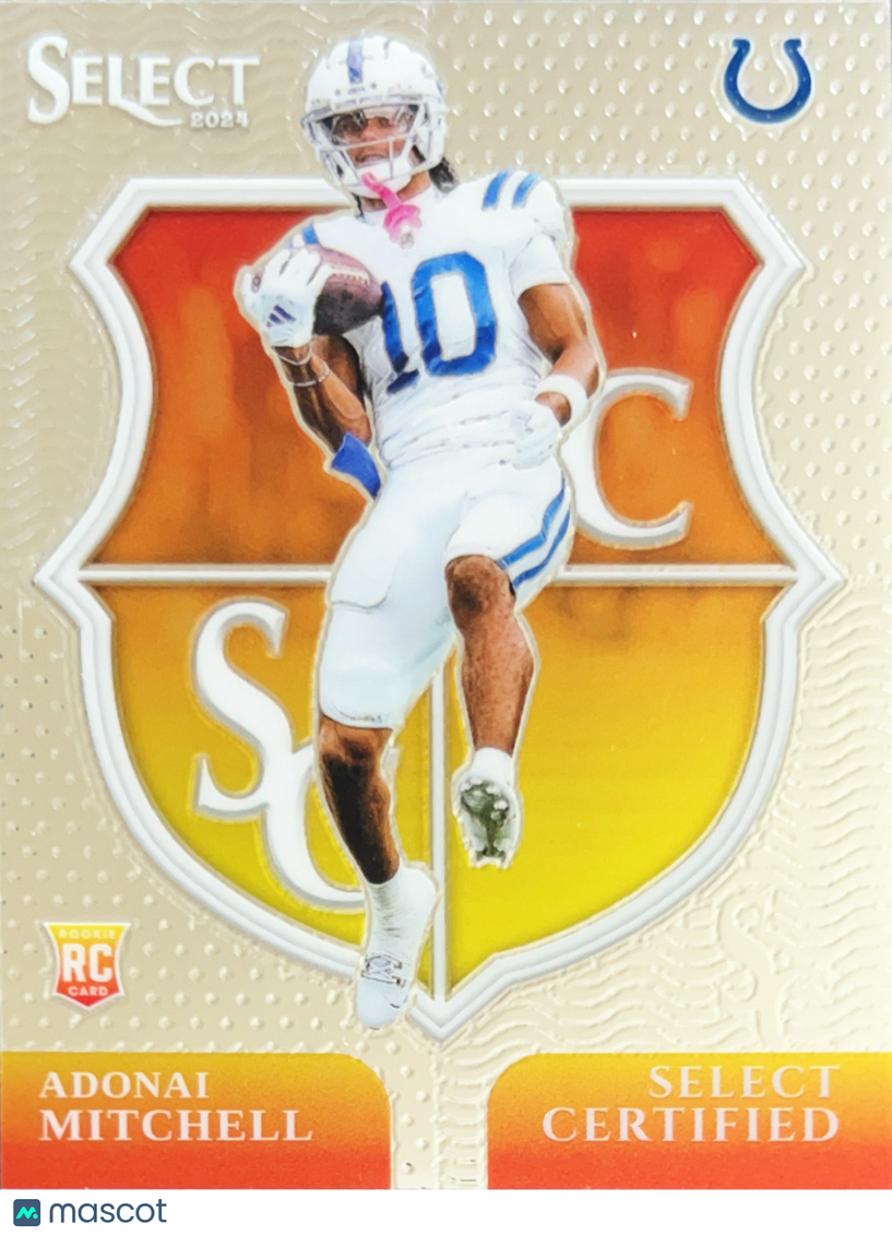 2025 Panini Select Select Certified Adonai Mitchell #18 RC