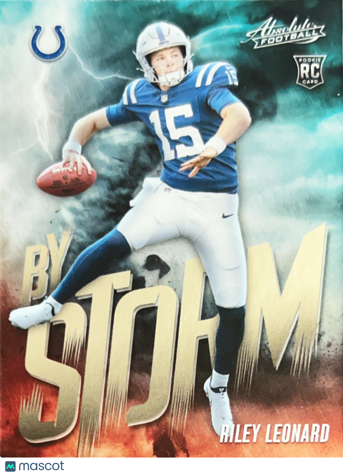 2025 Panini Absolute Football By Storm Riley Leonard #14 RC