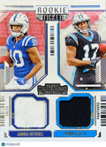2025 Panini Contenders Football Adonai Mitchell Xavier Legette #DS-6 Dual Jersey