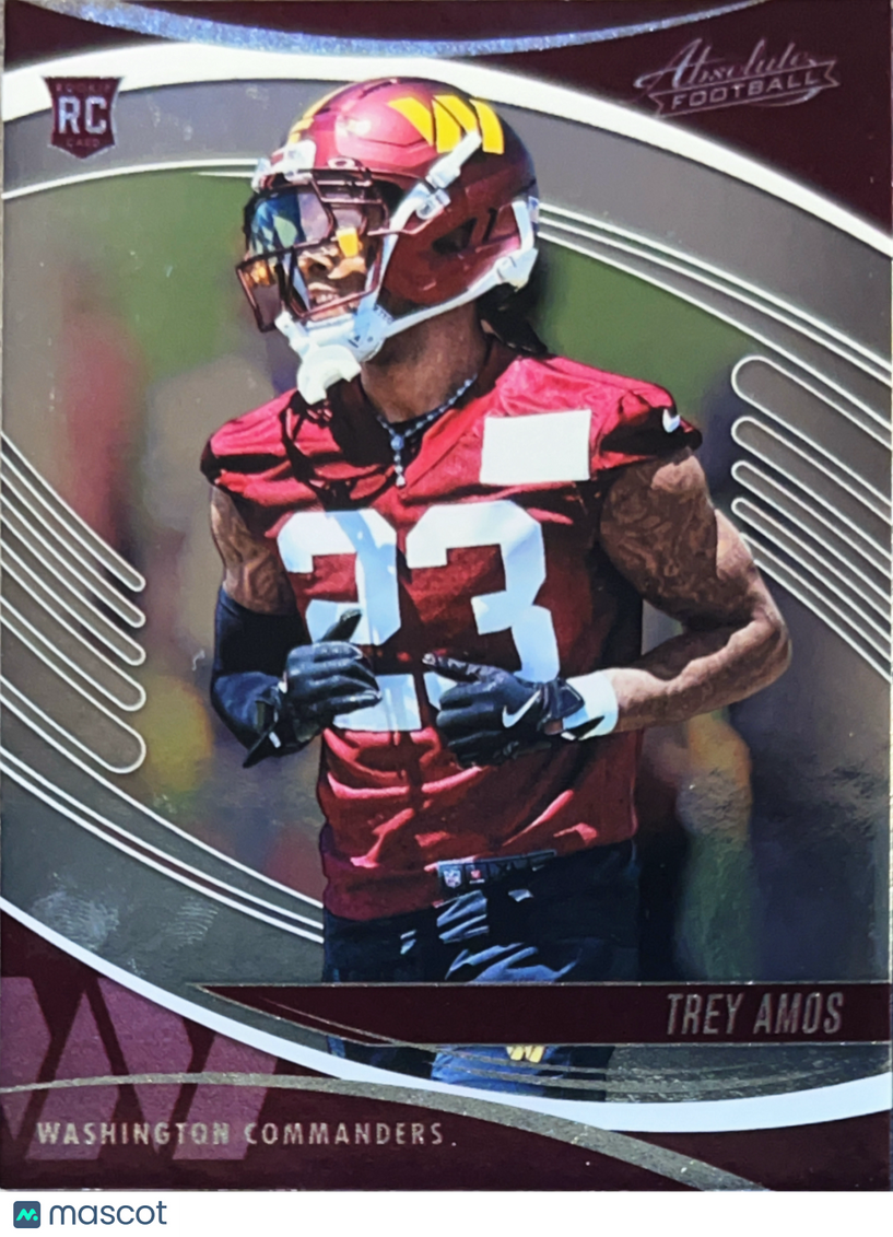 2025 Panini Absolute Football Trey Amos #190 RC