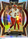 2025 Panini Select Prizm Concourse Mike Sainristil #76 Silver RC