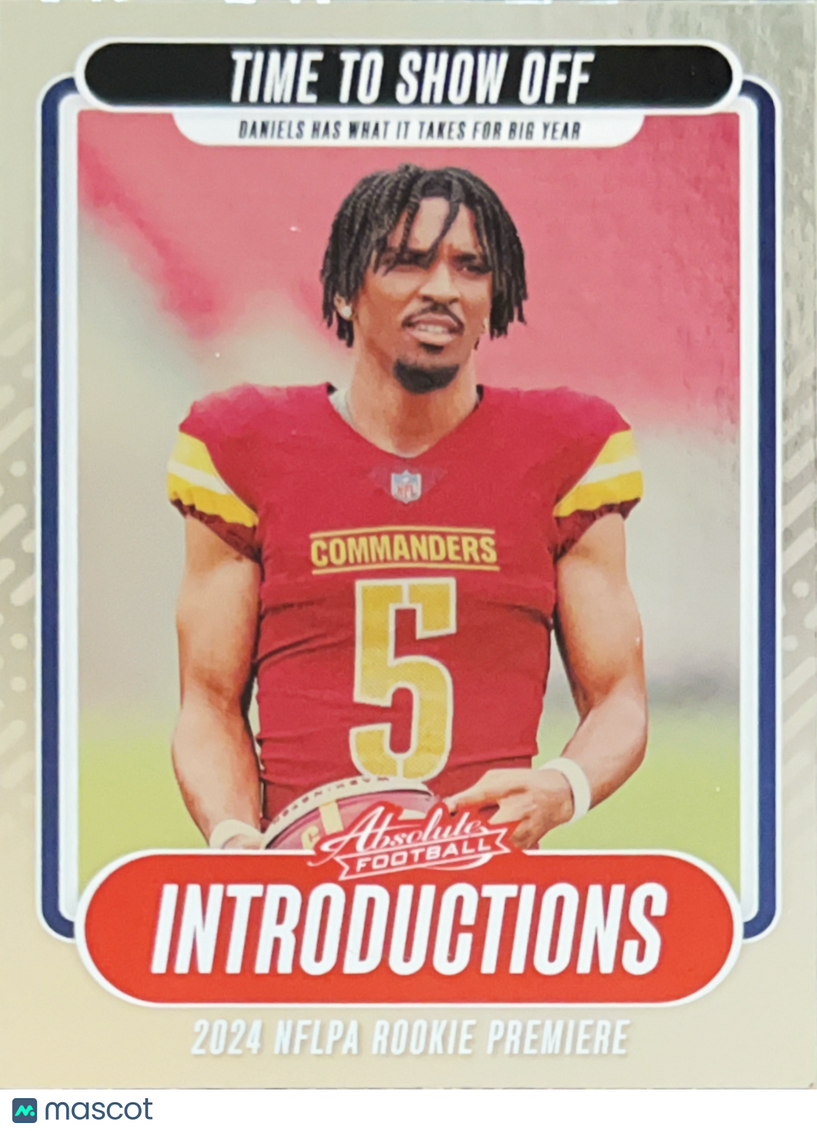 2024 Panini Absolute Football Introductions Jayden Daniels #I-JDS