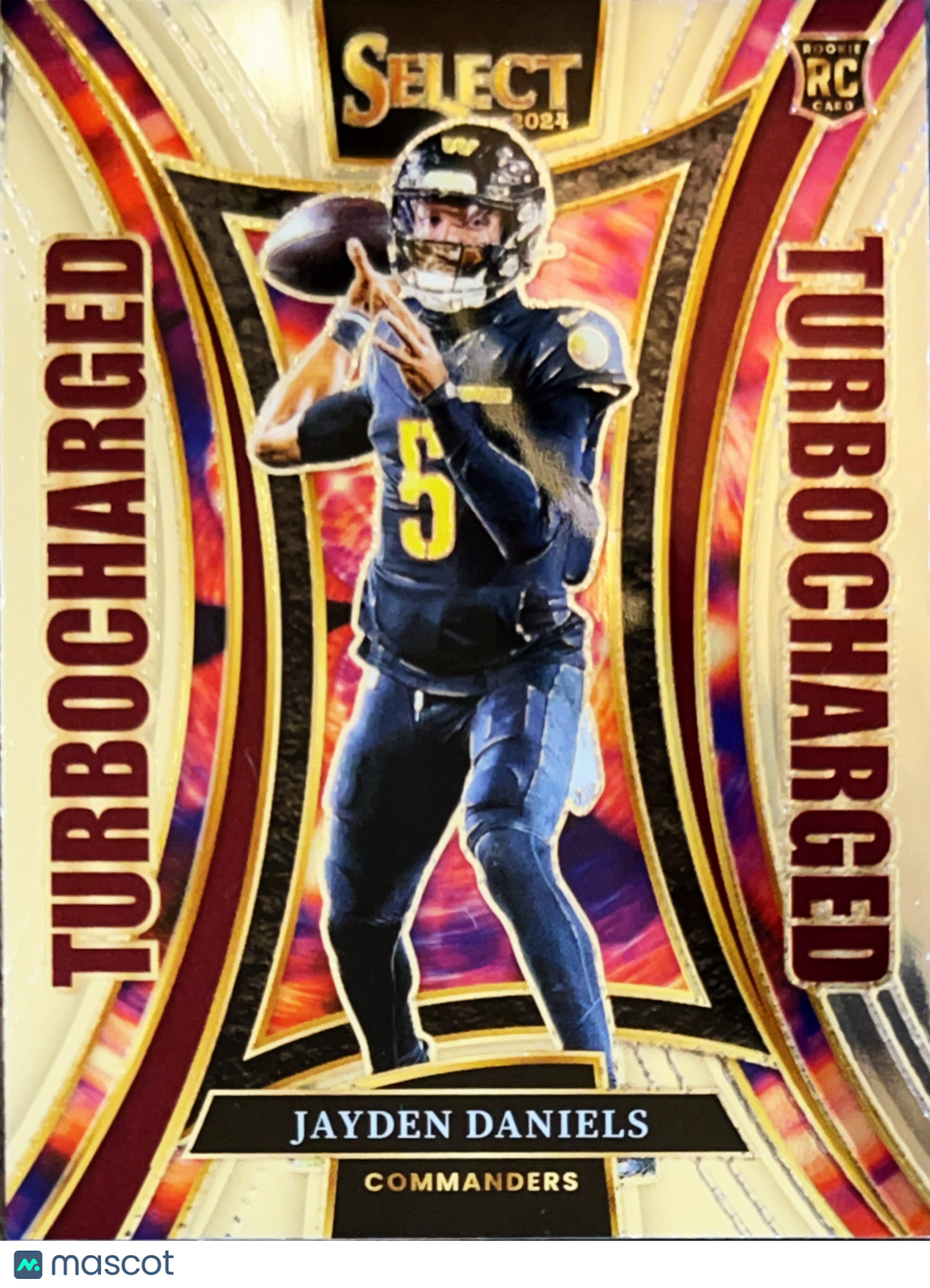 2025 Panini Select Turbocharged Jayden Daniels #12 RC