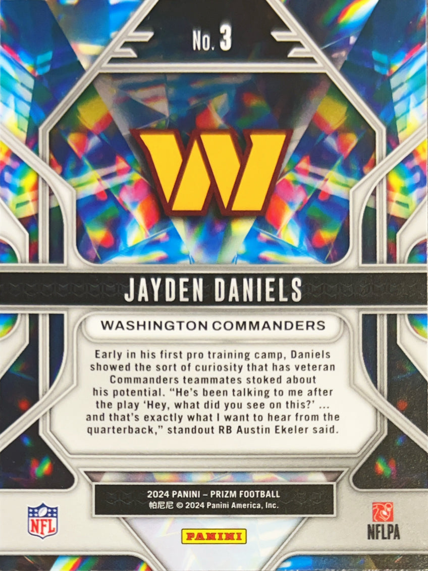 2024 Panini Prizm Prizmatic Jayden Daniels #3 RC