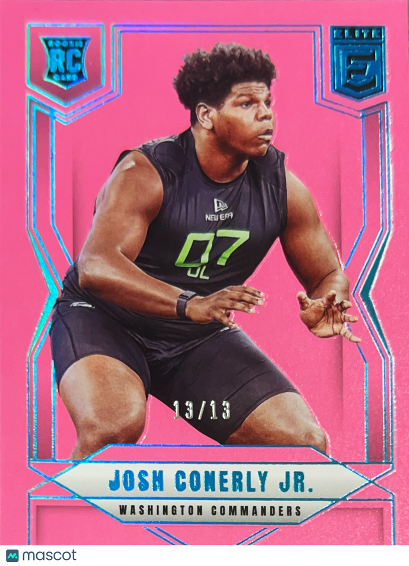 2025 Panini Donruss Elite Josh Conerly Jr. #183 FOTL Pink /13 RC