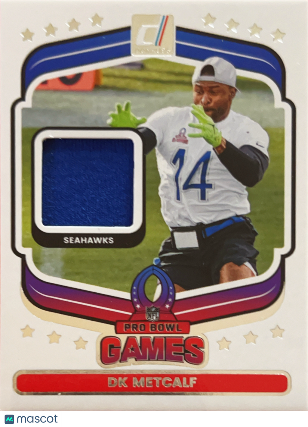2025 Panini Donruss Football Pro Bowl Games DK Metcalf #PBM-DMF Memorabilia