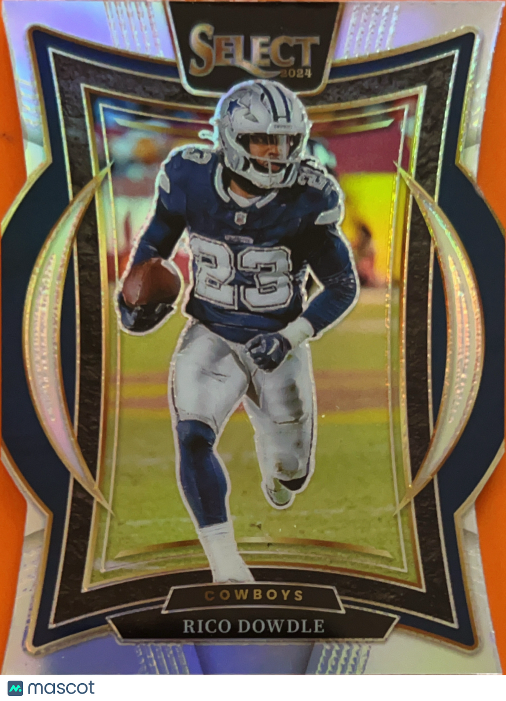 2025 Panini Select Concourse Rico Dowdle #90 Silver Prizm