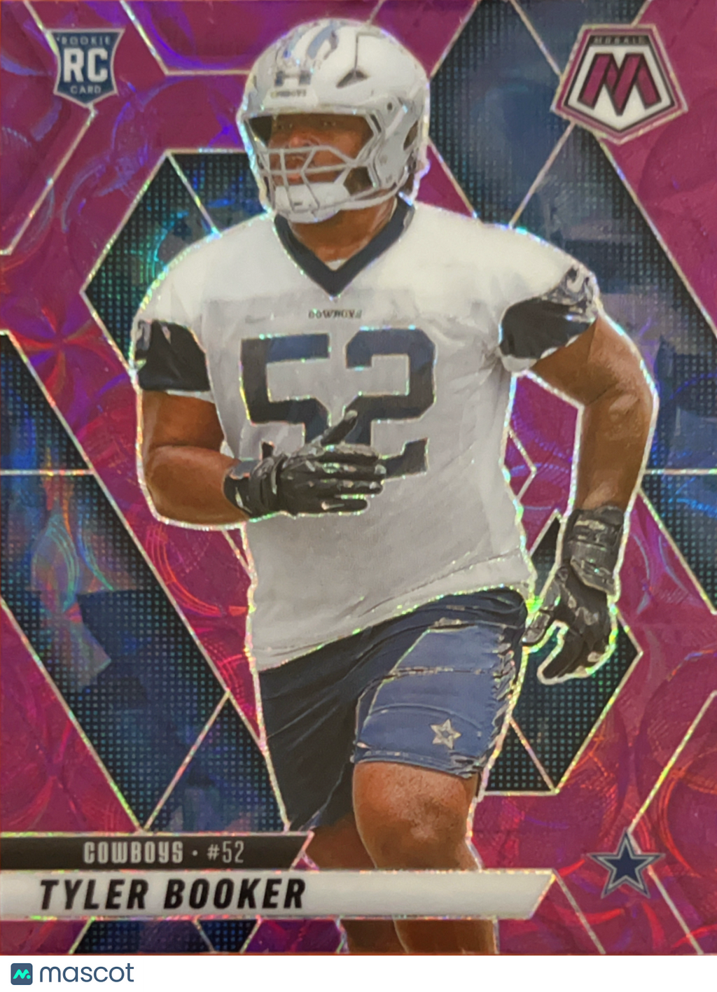 2025 Panini Prizm Mosaic Tyler Booker #348 Pink Camo RC