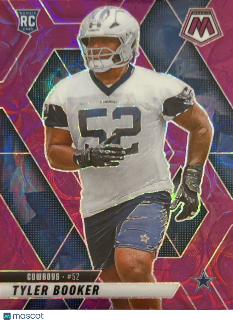 2025 Panini Prizm Mosaic Tyler Booker #348 Pink Camo RC