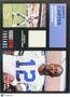 2001 Fleer Tradition Rookie Retro Threads Quincy Carter