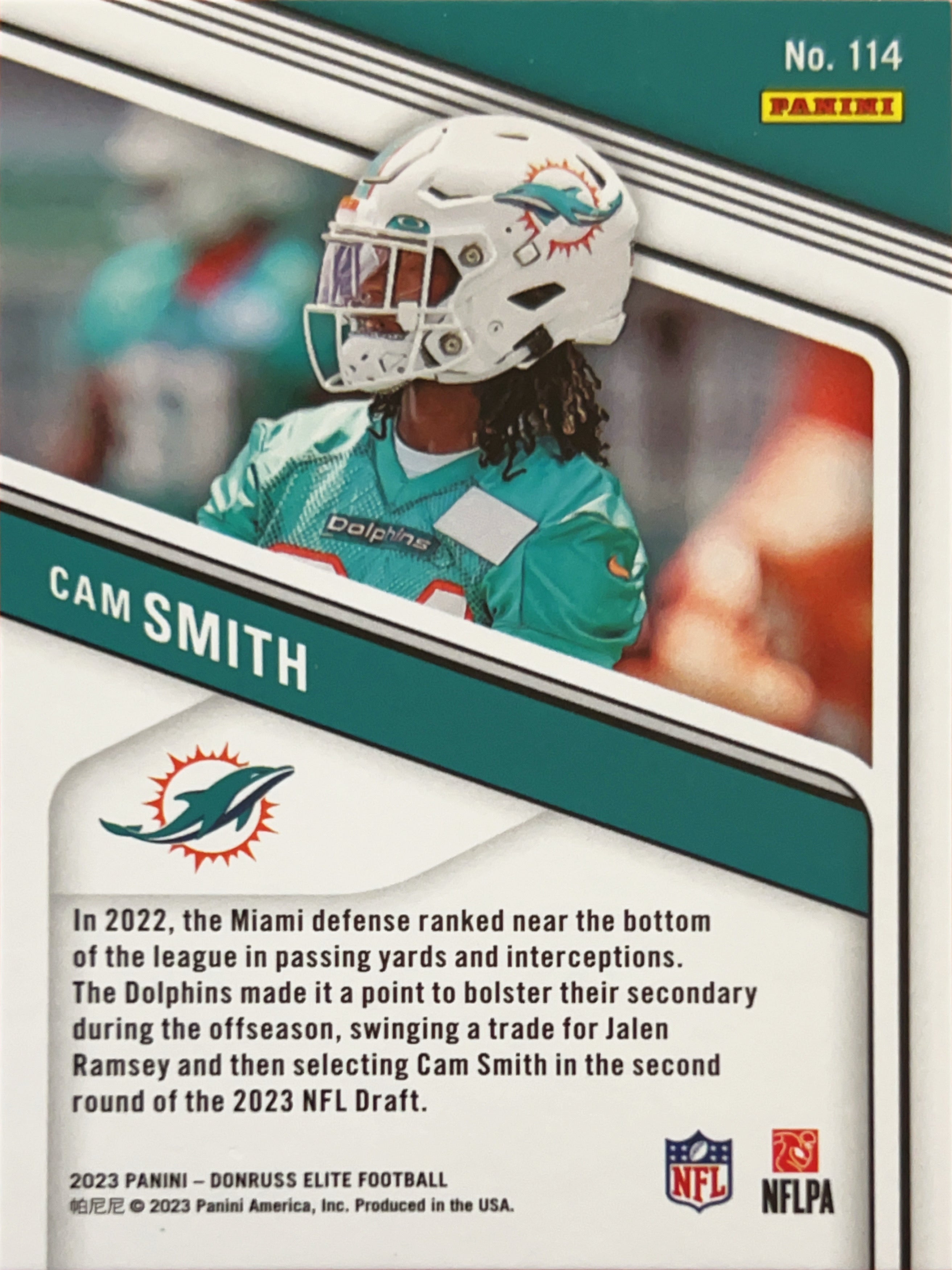 2023 Panini Donruss Elite Cam Smith #114 Aspirations /625 RC