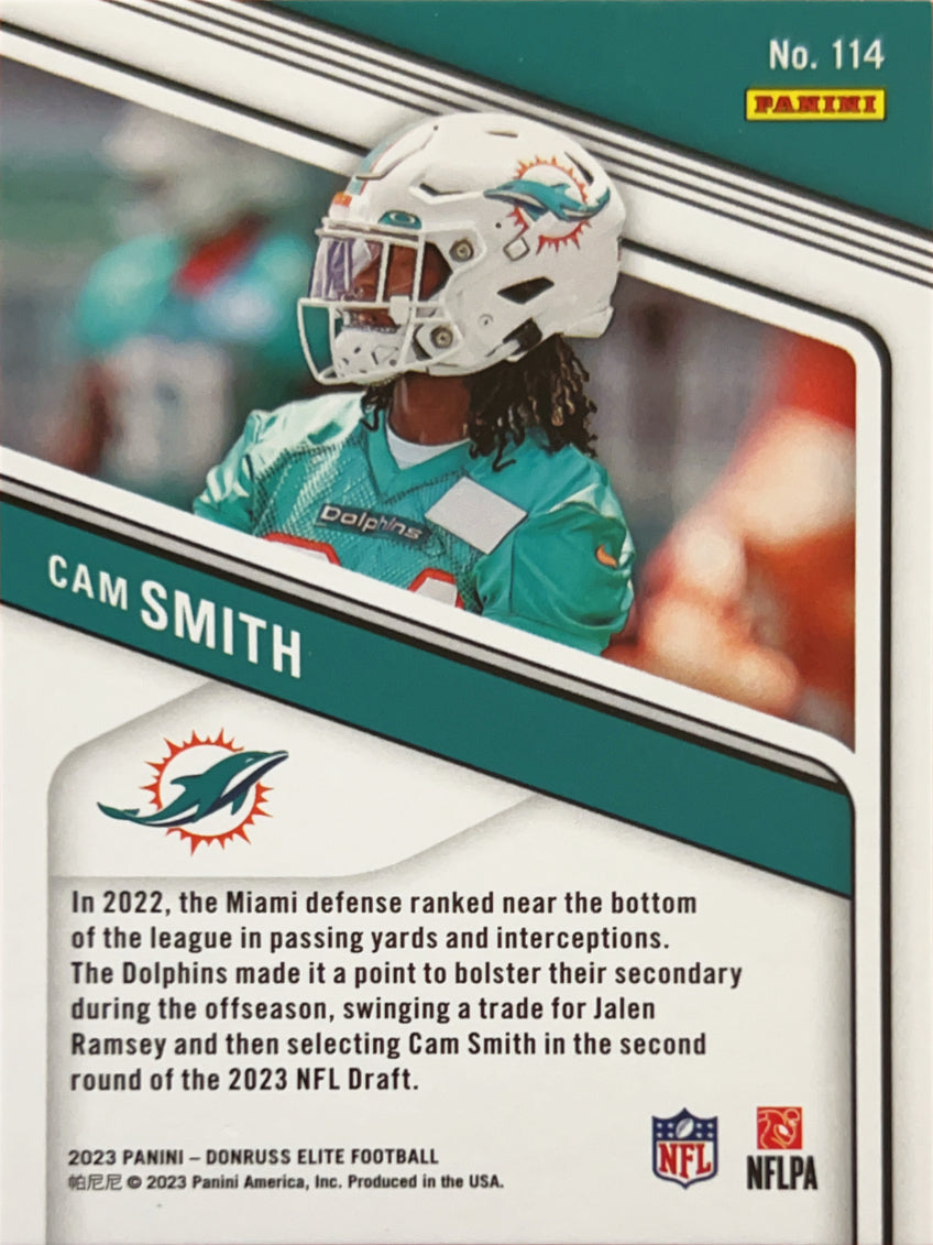 2023 Panini Donruss Elite Cam Smith #114 Aspirations /625 RC