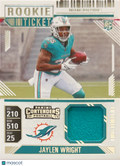 2025 Panini Contenders Football Rookie Ticket Jaylen Wright #RTS-JWT RC