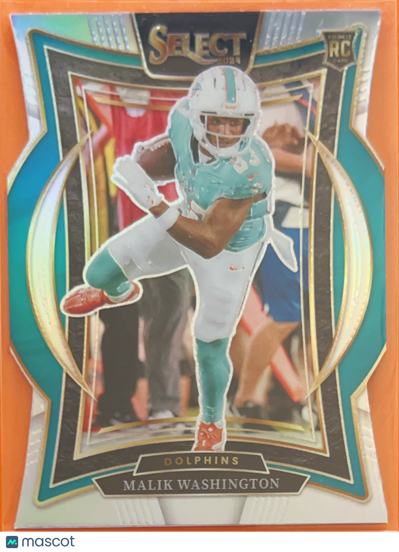 2025 Panini Select Concourse Prizm Malik Washington #71 Diecut RC