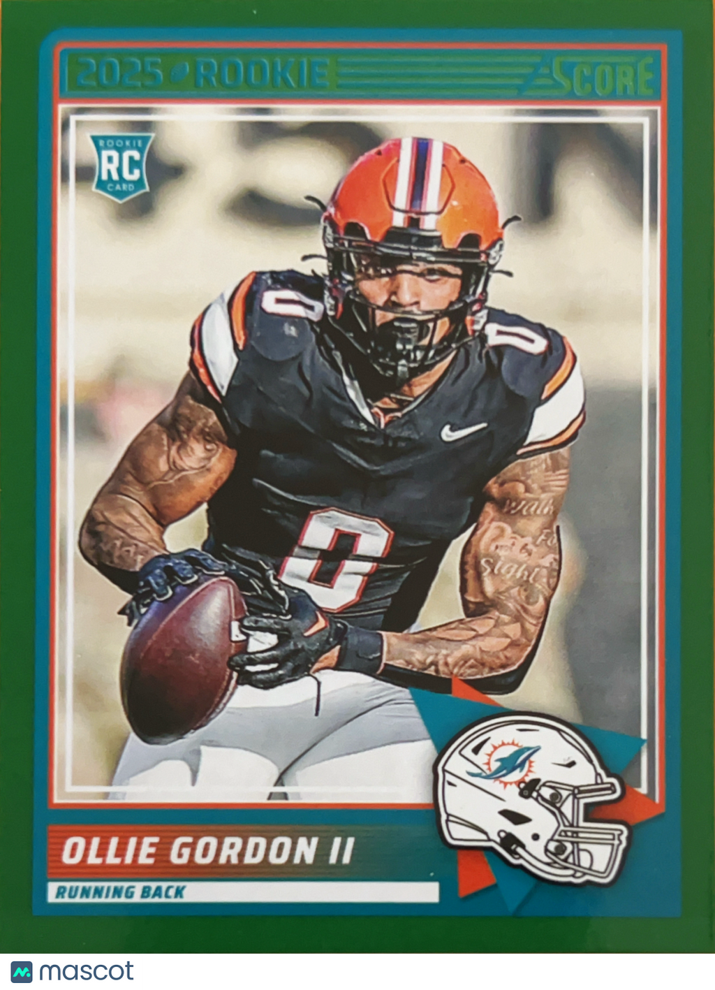 2025 Panini Score Football Ollie Gordon II #10 RC