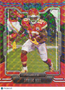 2021 Panini Playbook Tyreek Hill #50 Red Mosaic Prizm