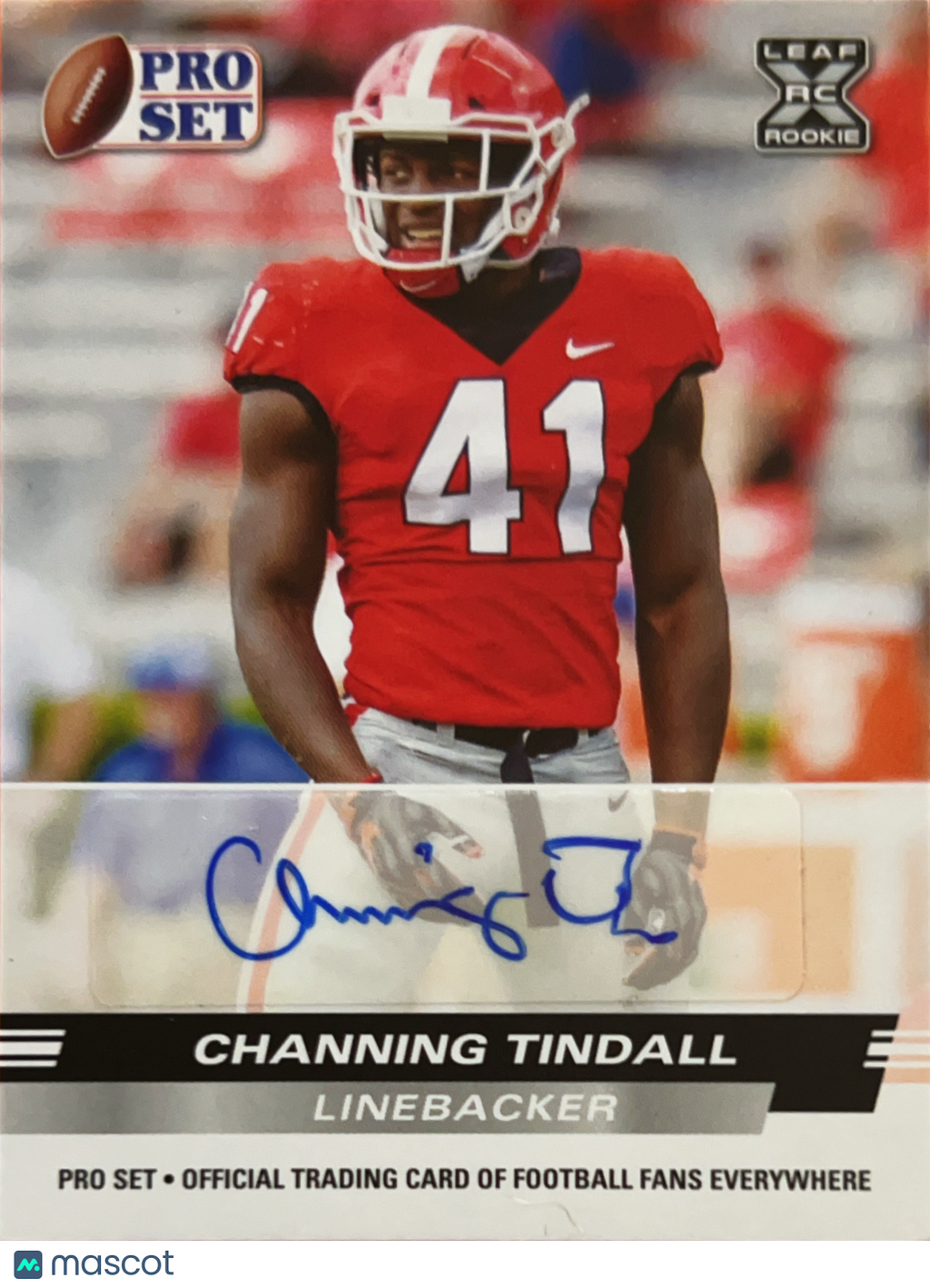 2022 Leaf Pro Set Channing Tindall #PSA-CT1