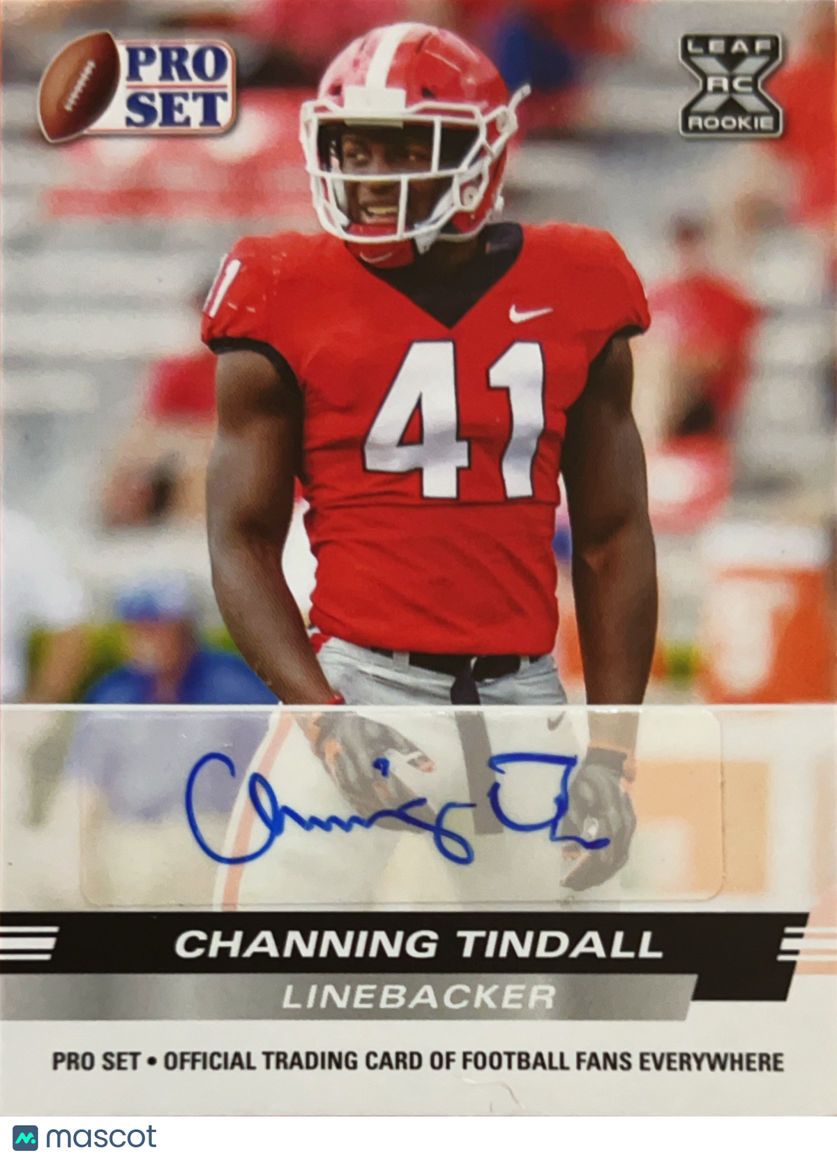 2022 Leaf Pro Set Channing Tindall #PSA-CT1