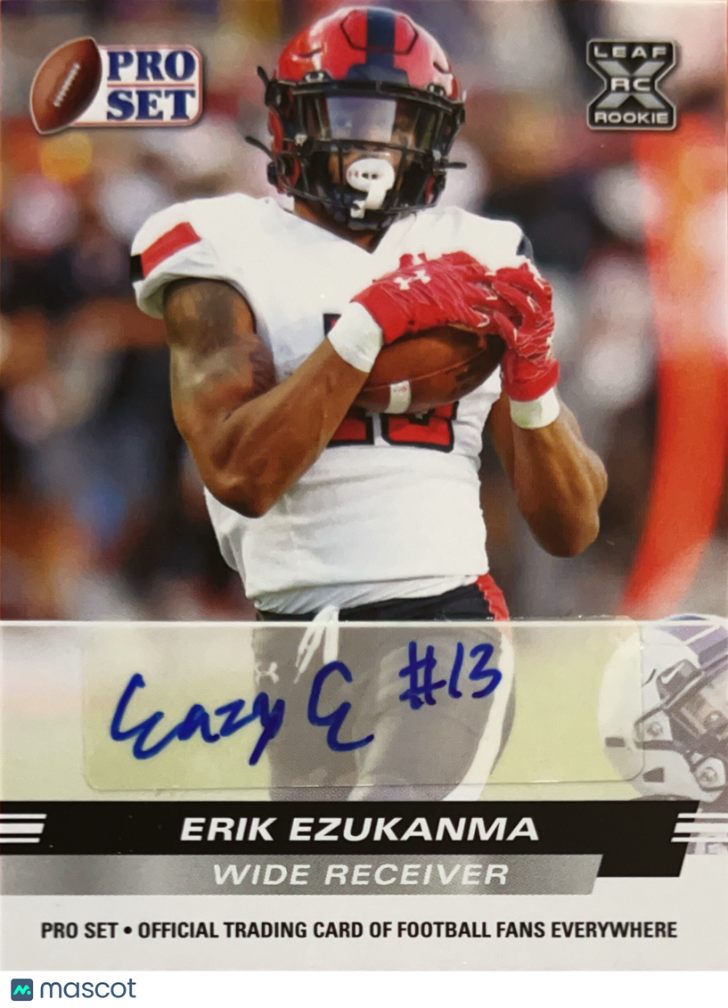 2022 Leaf Pro Set Erik Ezukanma #PSA-EE1 RC