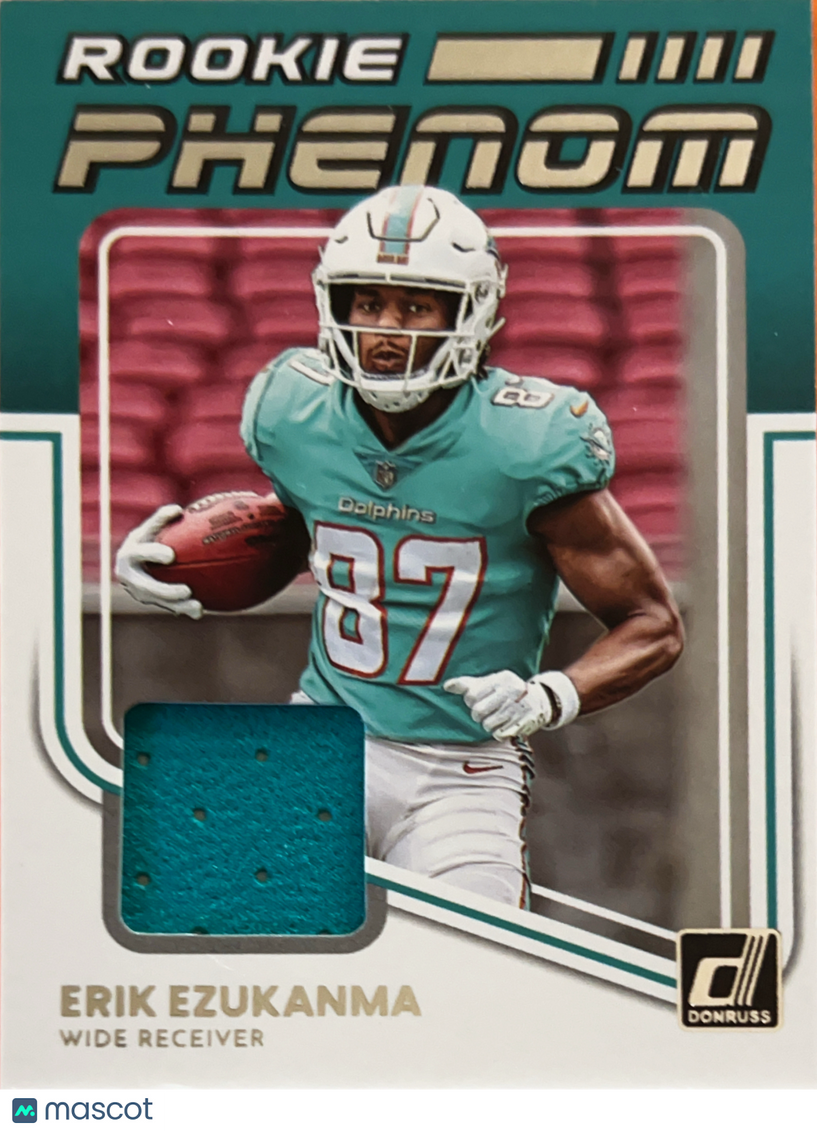 2022 Panini Donruss Rookie Phenom Erik Ezukanma #RPJ-38 Authentic Memorabilia