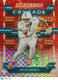 2024 Panini Rookies & Stars Crusade Jaylen Waddle #C-JWE Red Prizm