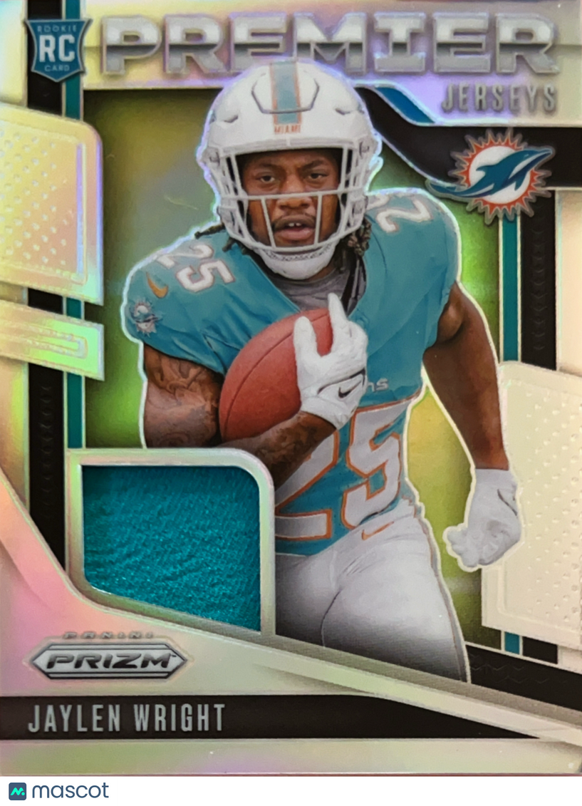 2024 Panini Prizm Premier Jerseys Jaylen Wright #PJ-JWT RC Memorabilia