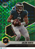 2021 Panini Mosaic Prizm Jalen Hurts #160 Green