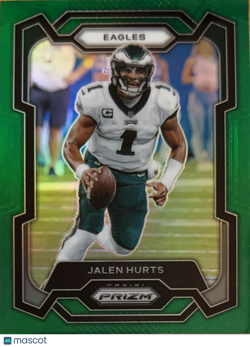 2023 Panini Prizm Football Jalen Hurts #244 Green