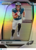 2024 Panini Prizm Will Shipley #397 Silver RC