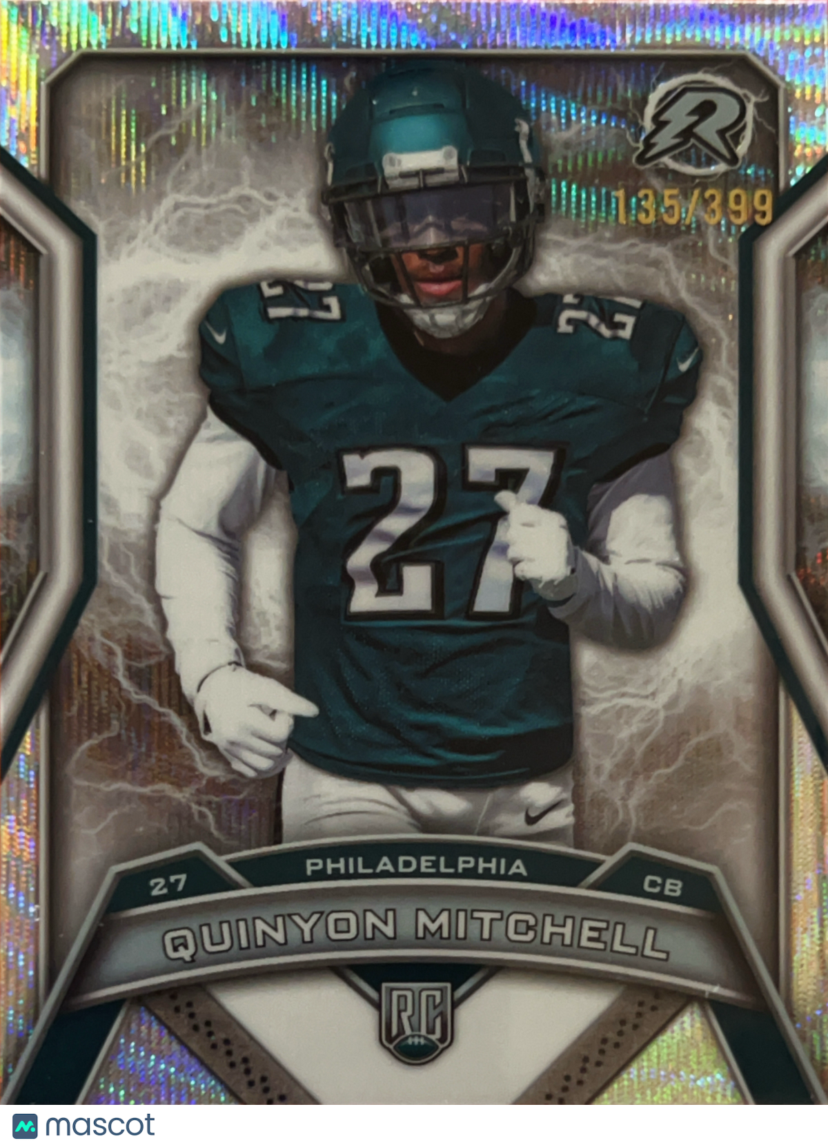 2025 Topps Resurgence Quinyon Mitchell #178 Surge Refractor /399 RC