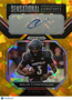 2023 Panini Prizm Draft Picks Signatures Malik Cunningham #SS-MAC Gold Ice