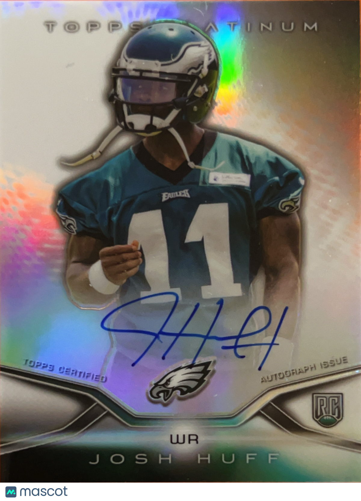 2014 Topps Platinum Josh Huff #20 RC Auto