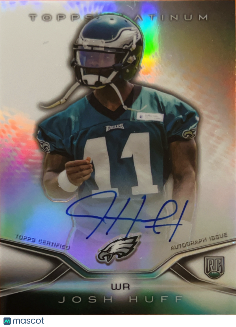 2014 Topps Platinum Josh Huff #20 RC Auto