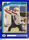 2024 Panini Donruss Javon Baker #353 Blue Press Proof