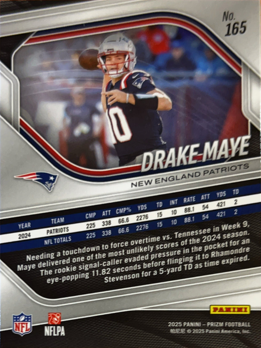 2025 Panini Prizm Drake Maye #165