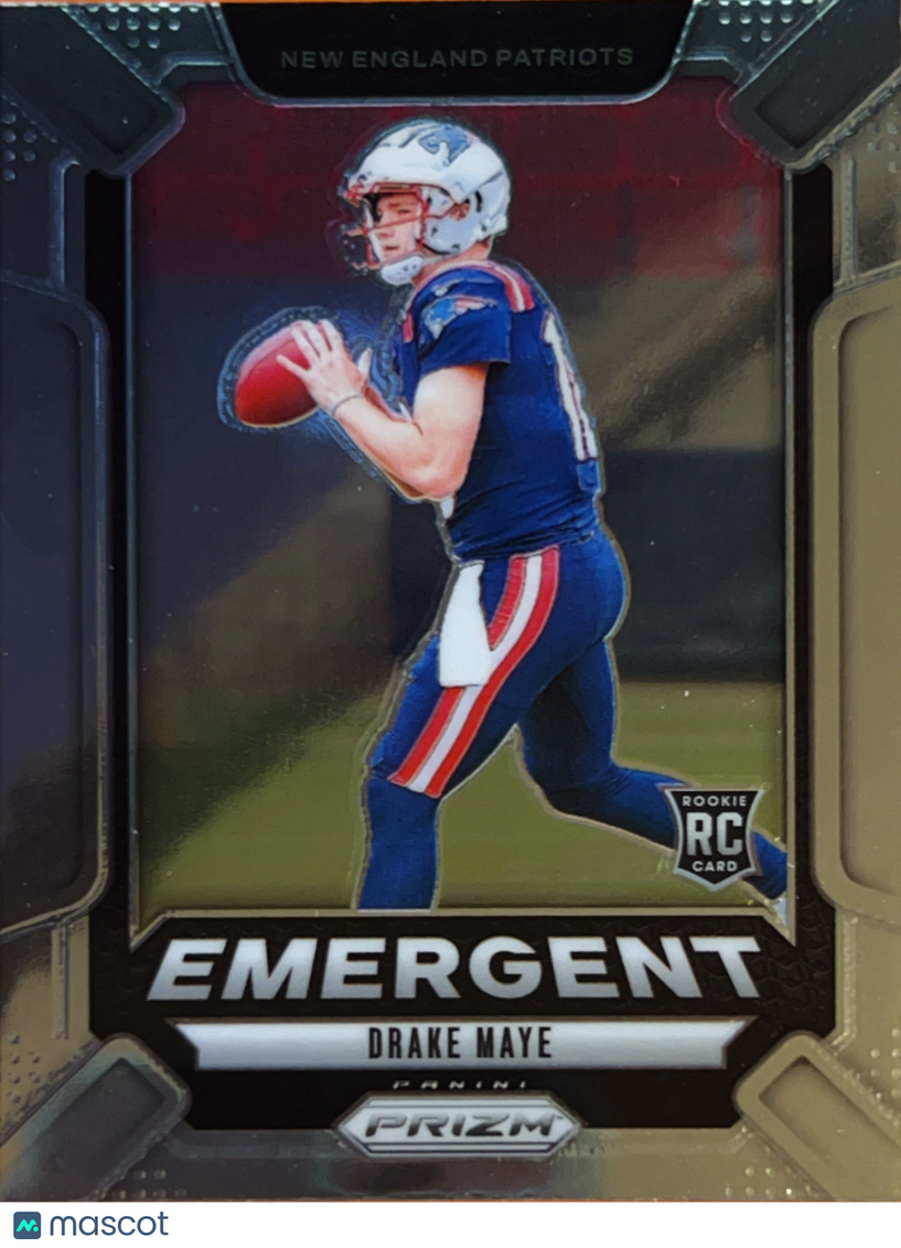 2024 Panini Prizm Emergent Drake Maye #4 RC