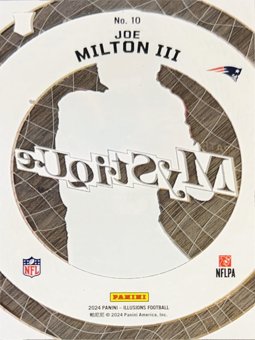 2024 Panini Illusions Mystique Joe Milton III #10 RC