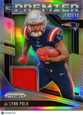 2024 Panini Prizm Premier Jerseys Ja'Lynn Polk #PJ-JPK Silver Jersey Patch RC