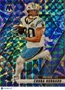 2025 Panini Mosaic Chuba Hubbard #193 Reactive Blue Prizm