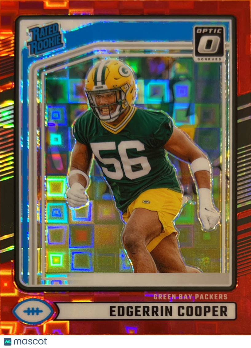 2024 Panini Donruss Optic Prizm Edgerrin Cooper #325 Red Pandora