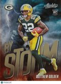 2025 Panini Absolute Football By Storm Matthew Golden #11 RC