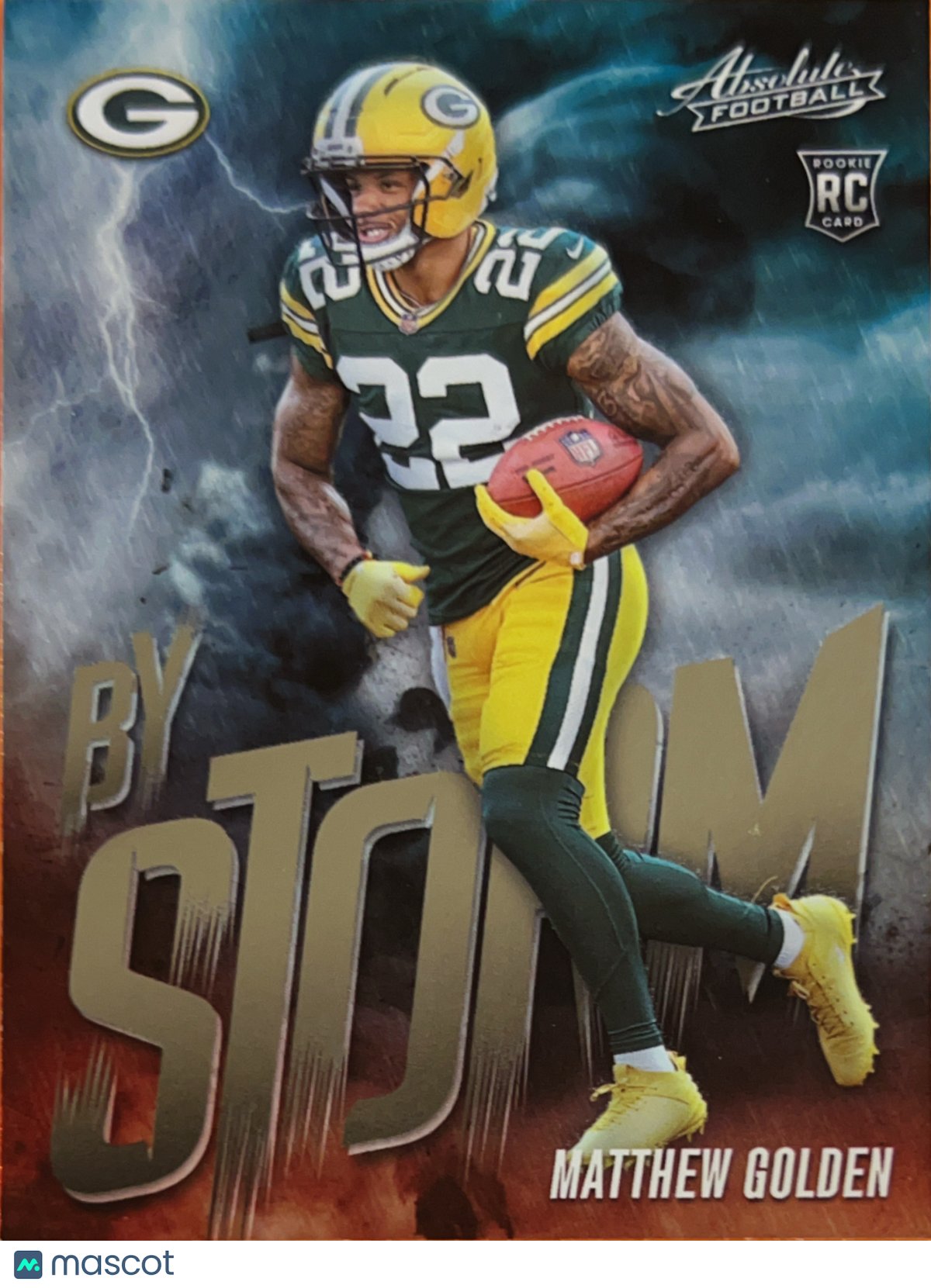 2025 Panini Absolute Football By Storm Matthew Golden #11 RC