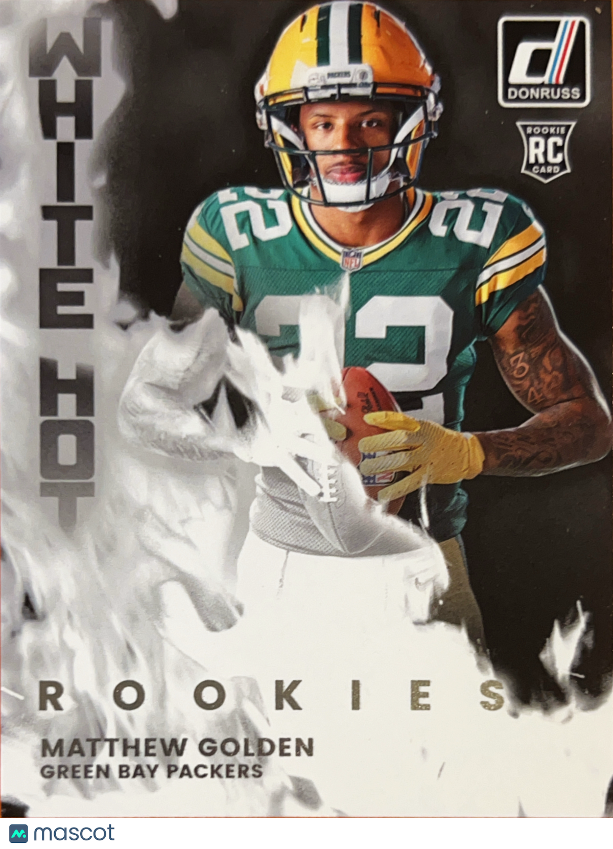 2025 Panini Donruss White Hot Rookies Matthew Golden #WHR-MTG RC