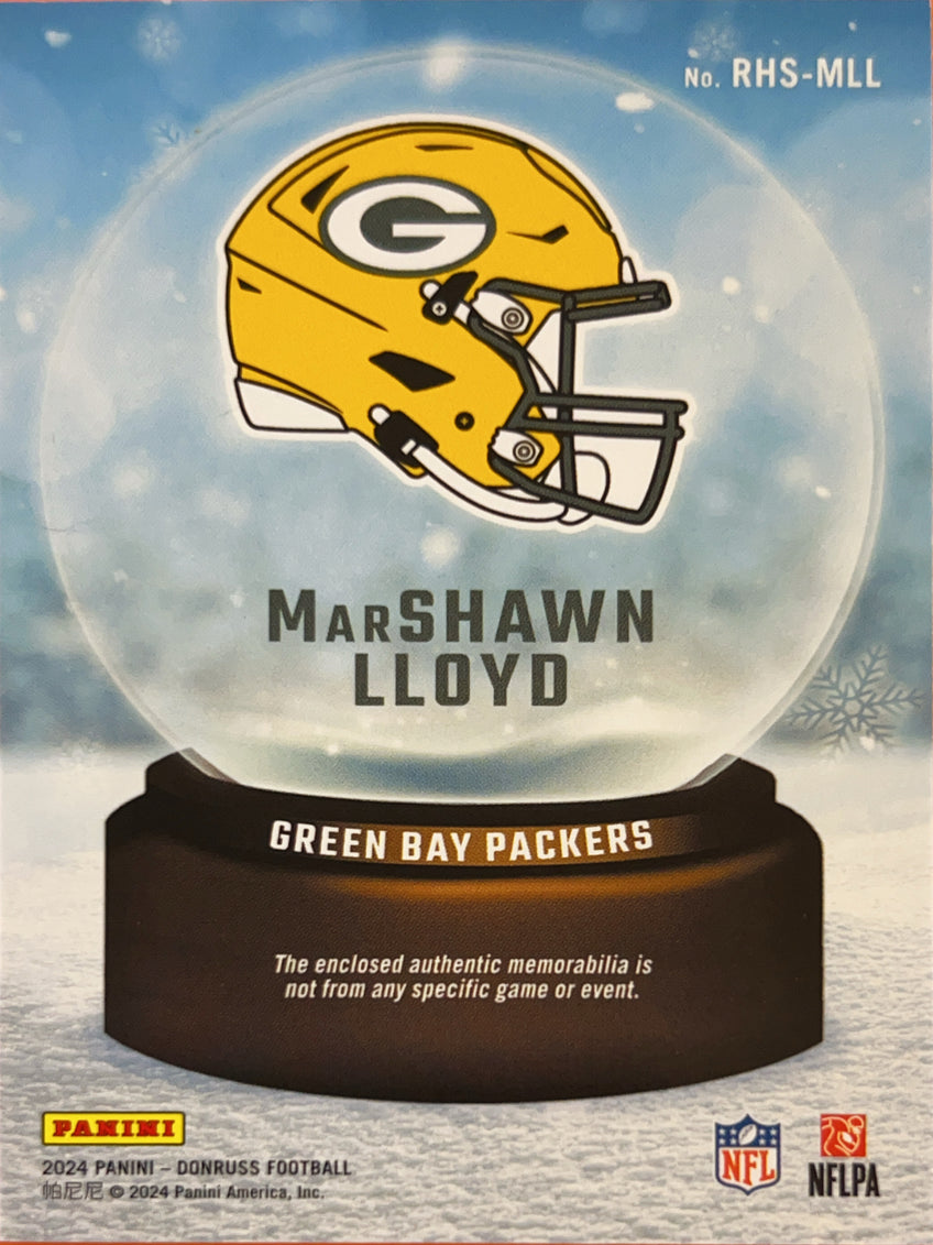 2024 Donruss Rookie Sweaters MarShawn Lloyd #RHS-MLL RC